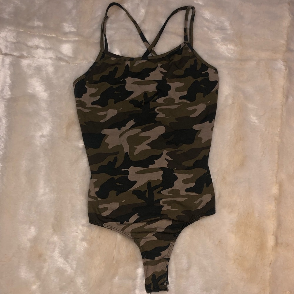 Green Camo Bodysuit 3 for $25
